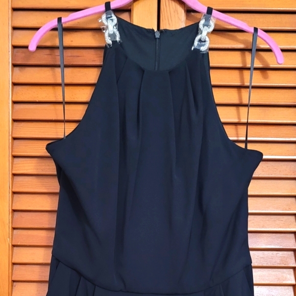 Ralph Lauren Jumpsuit  Rhinestone Collar Sz 10 - Picture 2 of 11